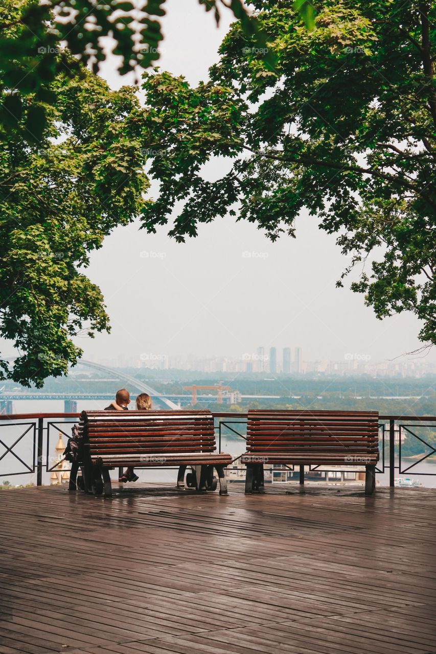 a view to Peaceful Kiev