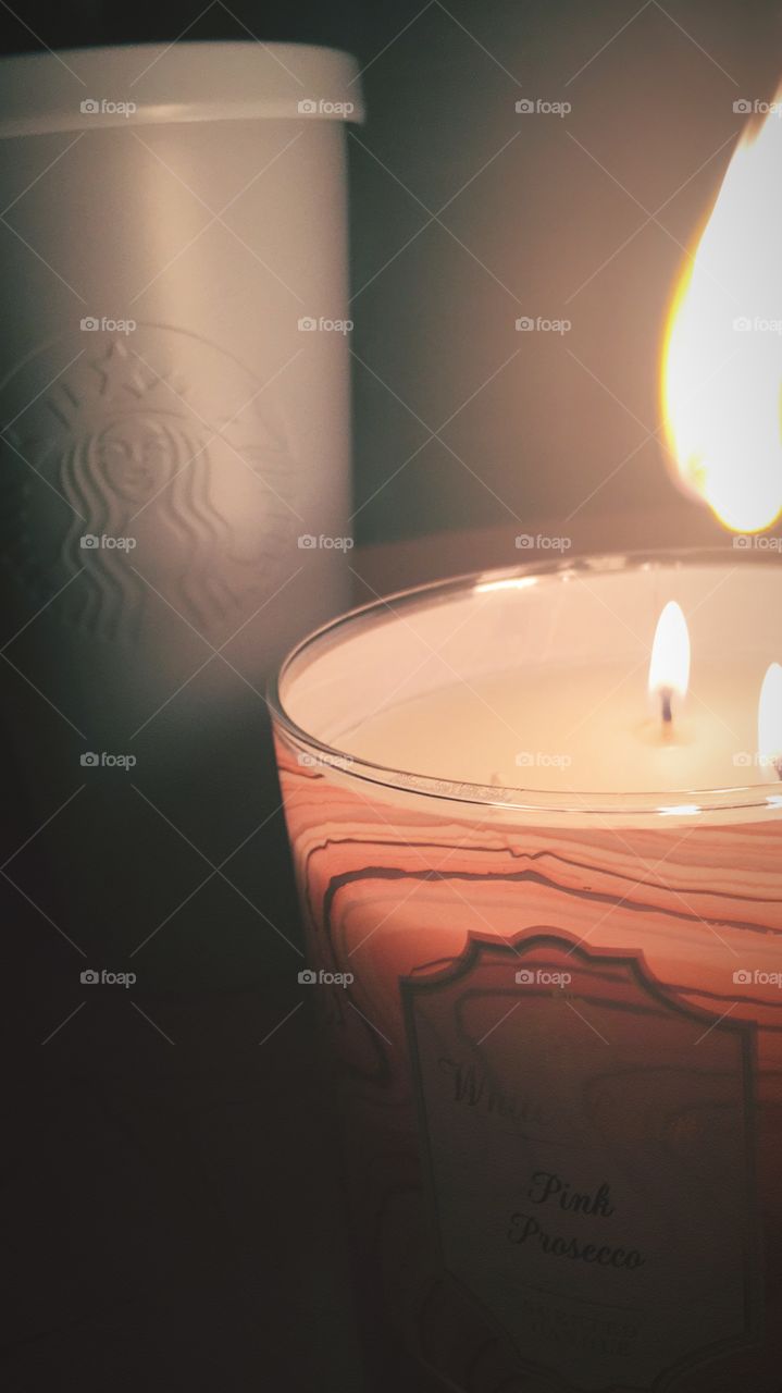 relaxing candle