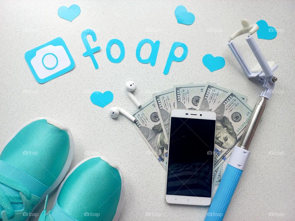 mobile photo on foap app.