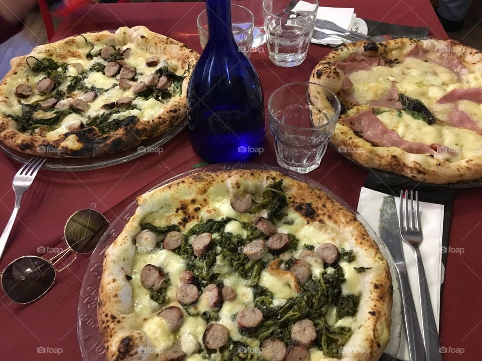 Delicious Starita’s pizza in Milan