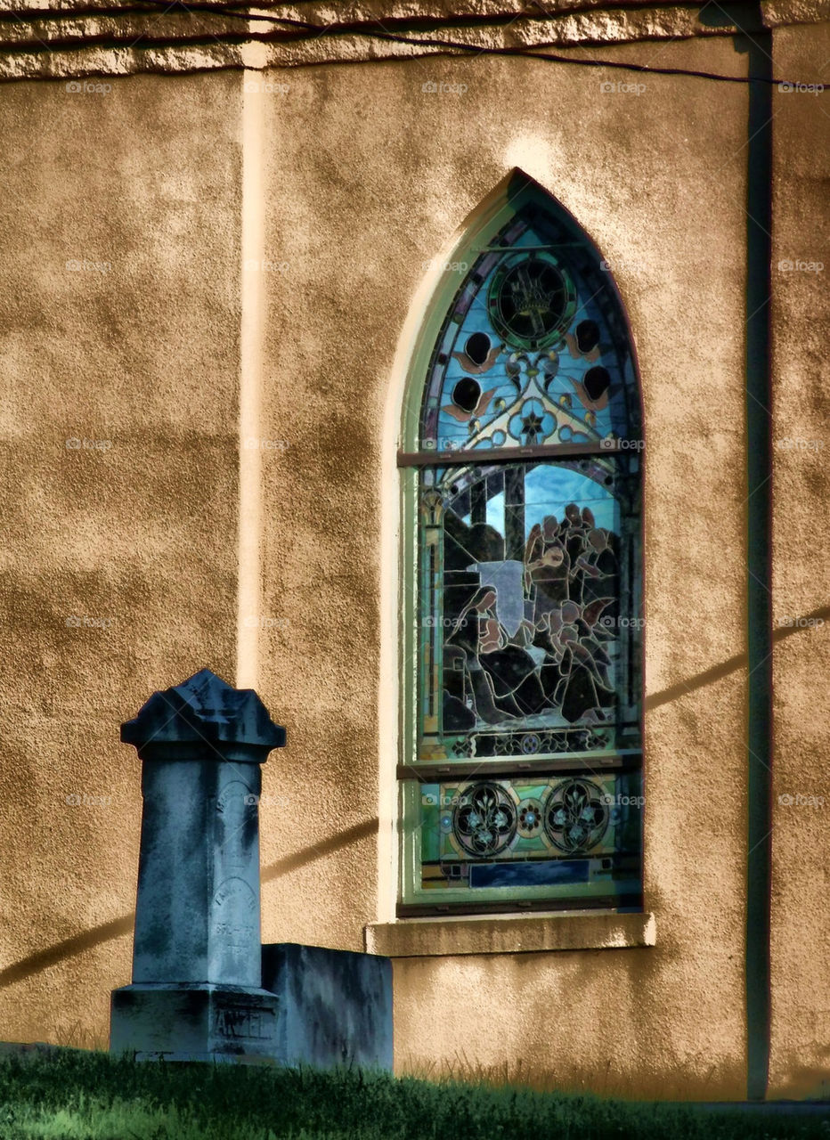 church stained glass by silkenjade