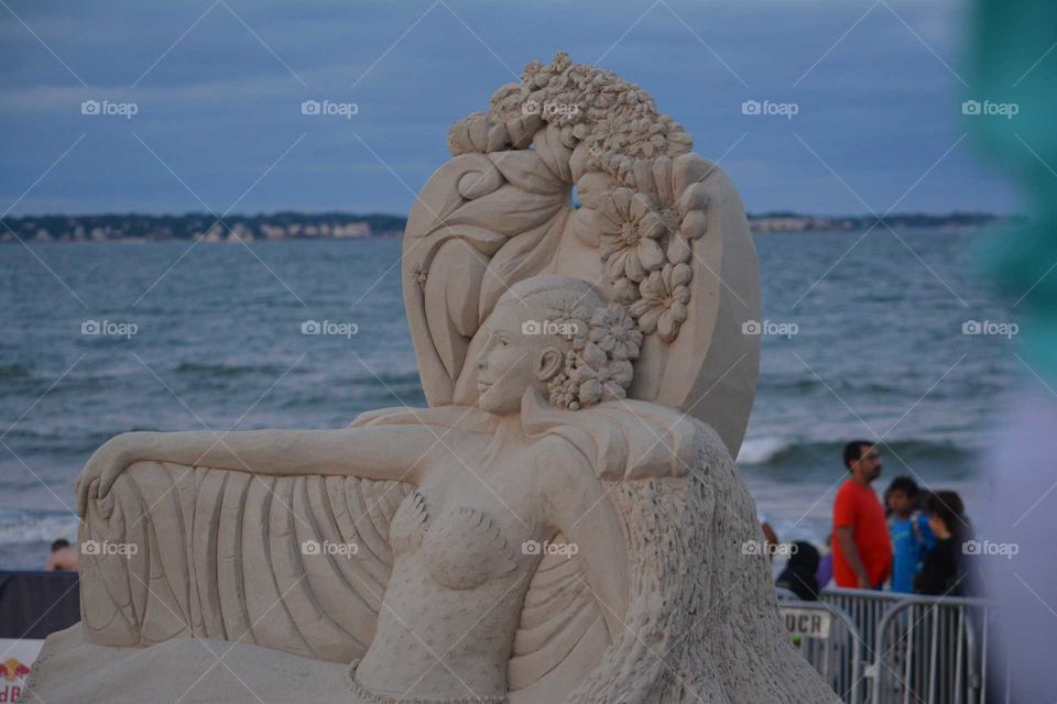 Sand sculpture - waiting for you
