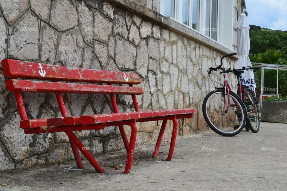 Bench and a Bike