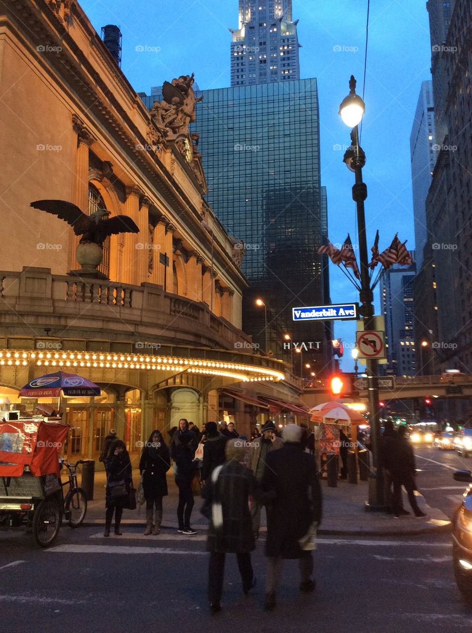 Outside Grand Central Station