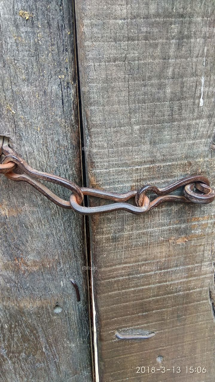 old days lock ...it's over 95years iron with corrosion...