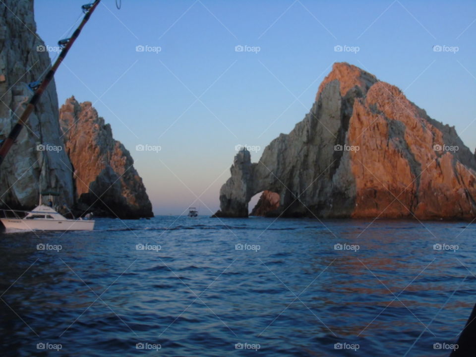 Los cabos in the morning. Fishing trip