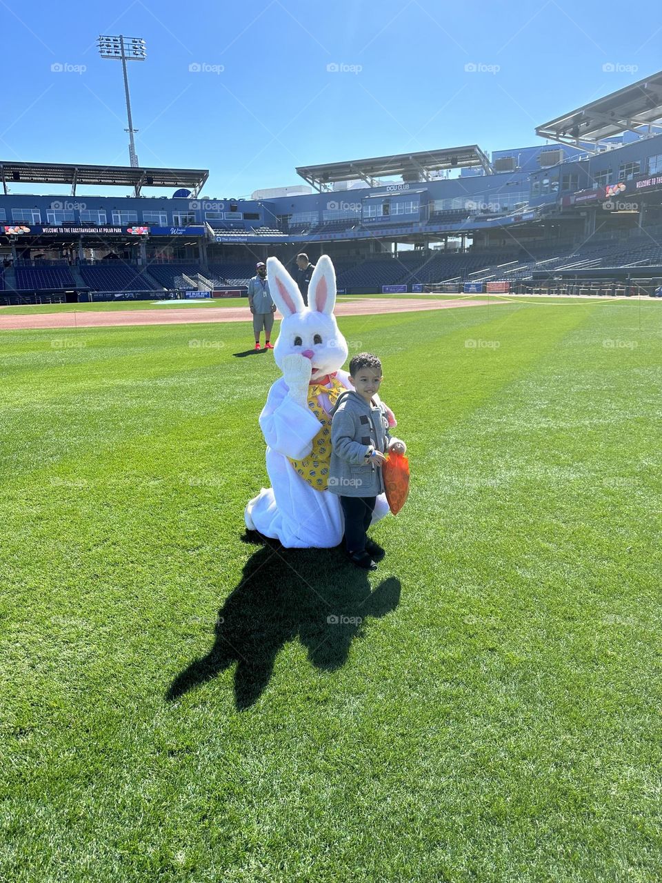 Bunny at baseball
