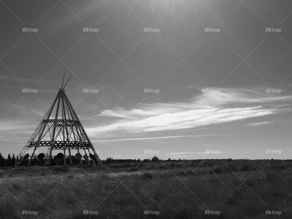 Worlds tallest teepee in Medicine Hat