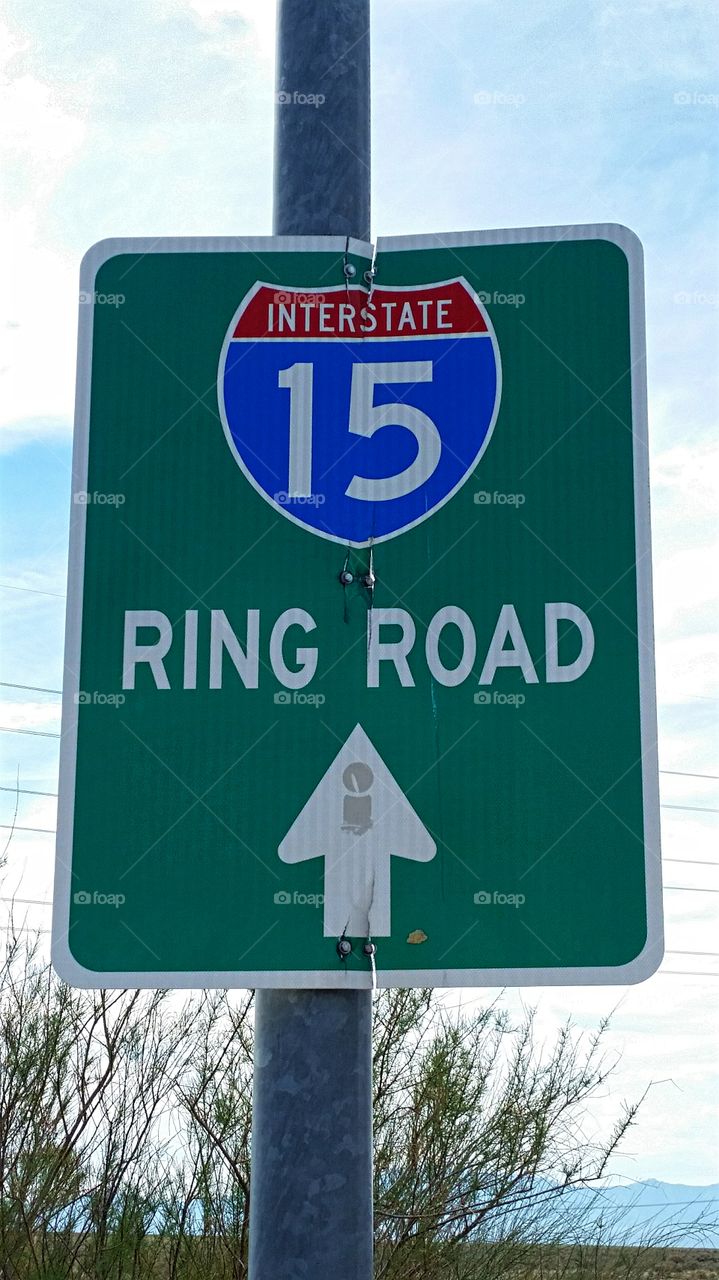 Highway Sign--Ring Road!