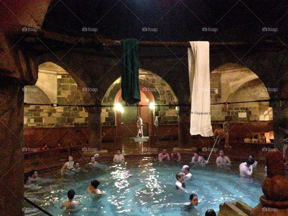 Rudas baths in Budapest Hungary
