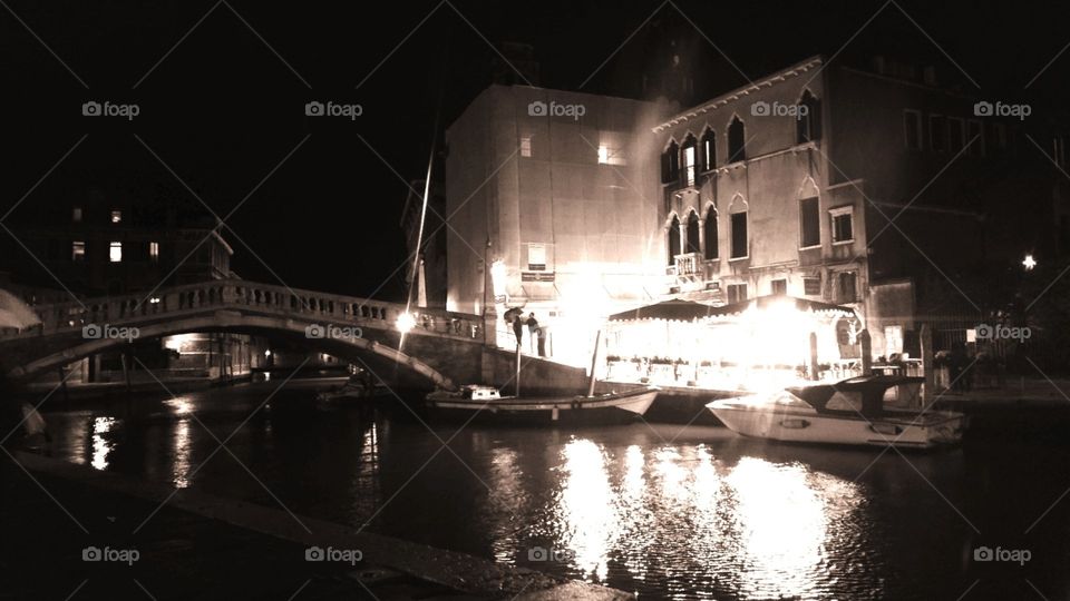 Night lights in Venice