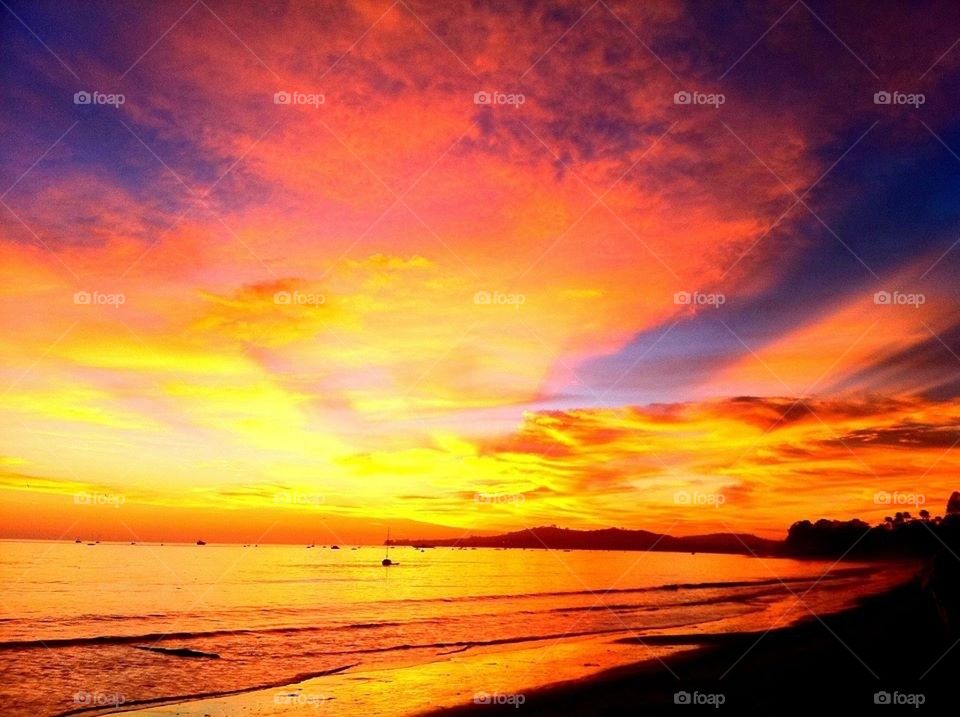 My favorite sunset pic in Santa Barbara