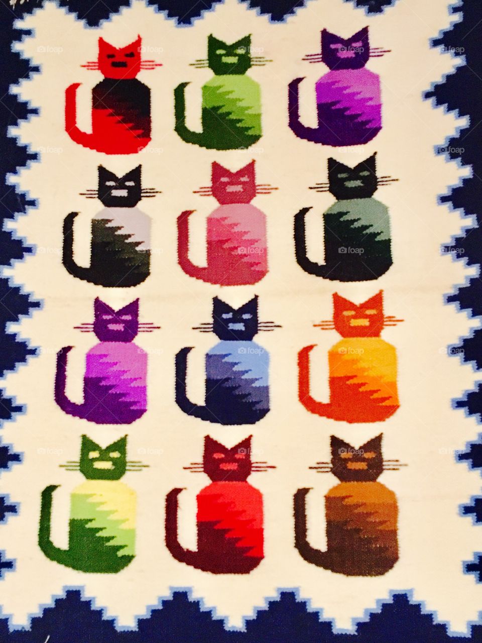 Cat tapestry 