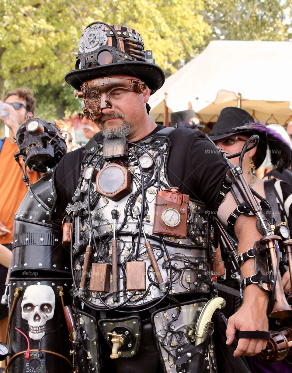 Steampunk man