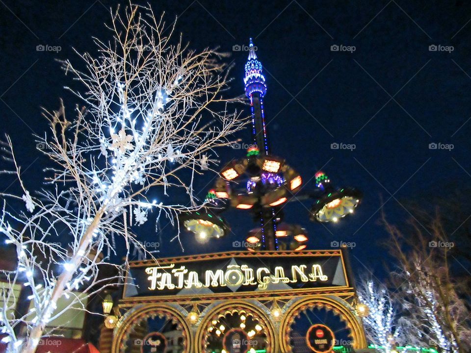 tivoli at night