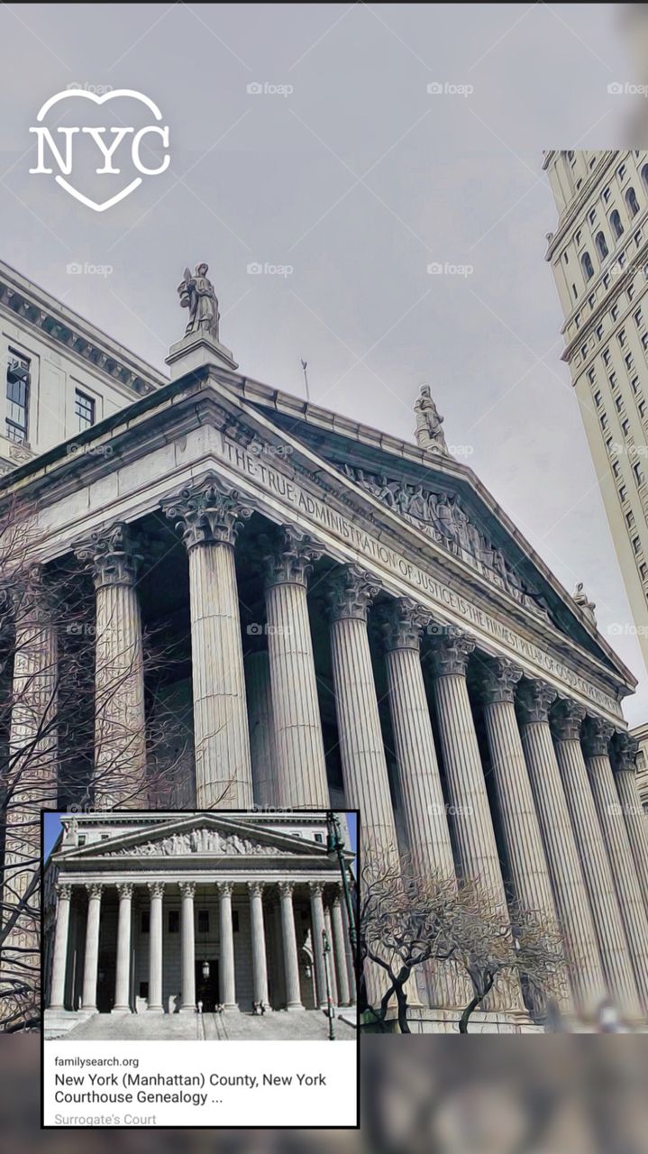New York (Manhattan) County New York Courthouse