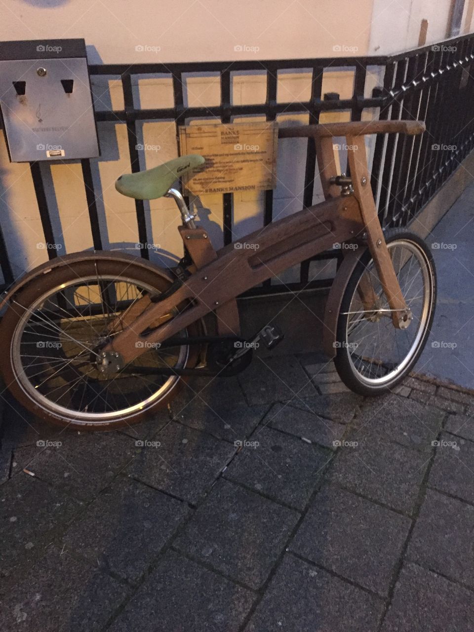 Bike funny Amsterdam street 