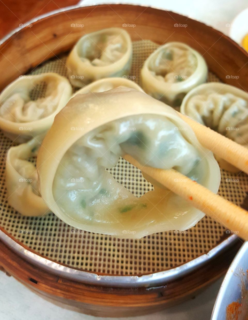 Delicious mandoo dumplings