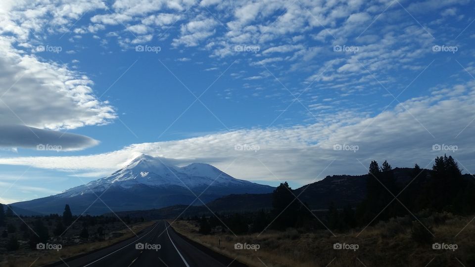 Mount Shasta open roads