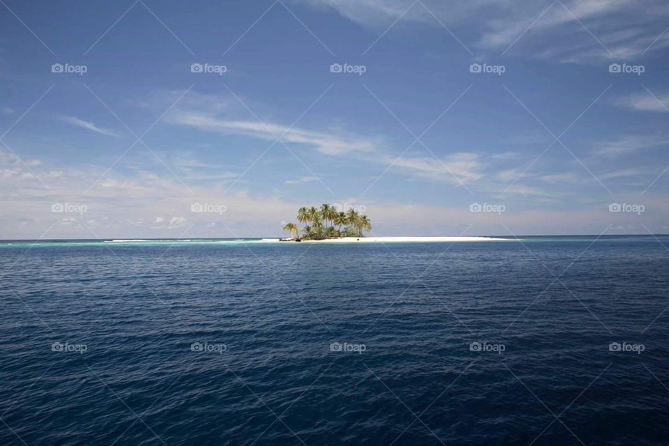 Remote island in Indonesia.