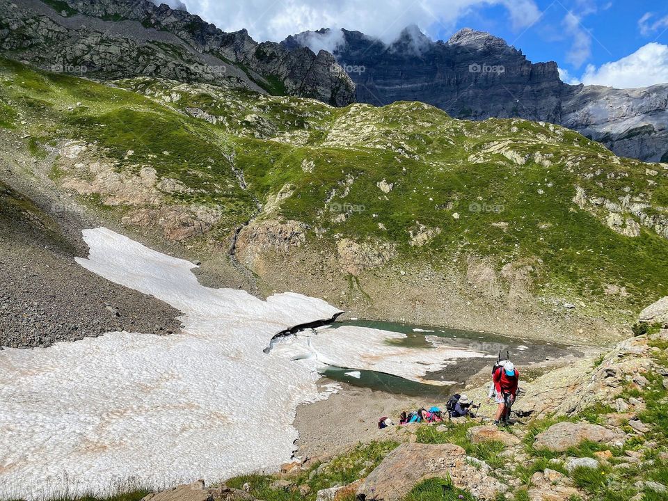 Hikking in Swiss Alps