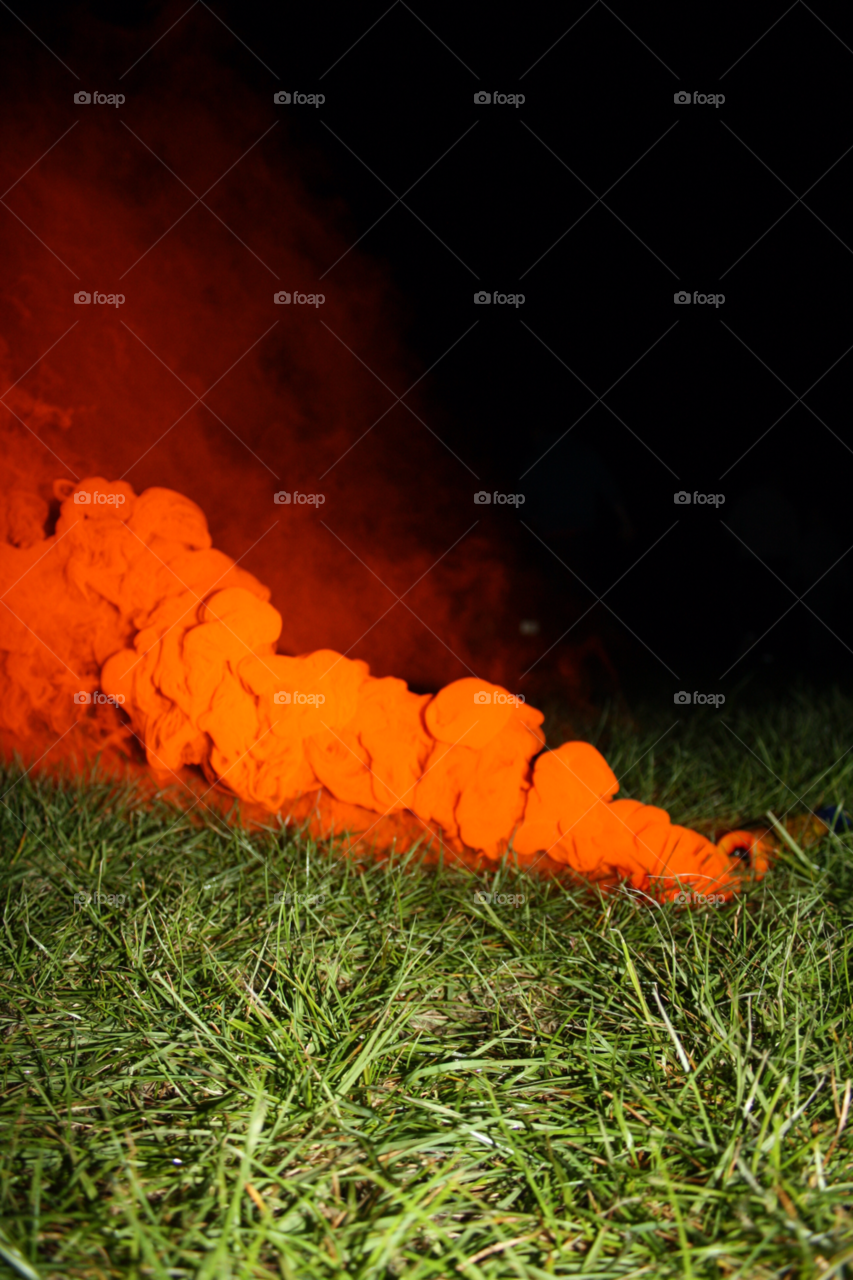 night cloud smoke green grass by leonbritton123