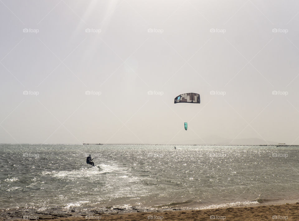 kitesurfing in Egypt