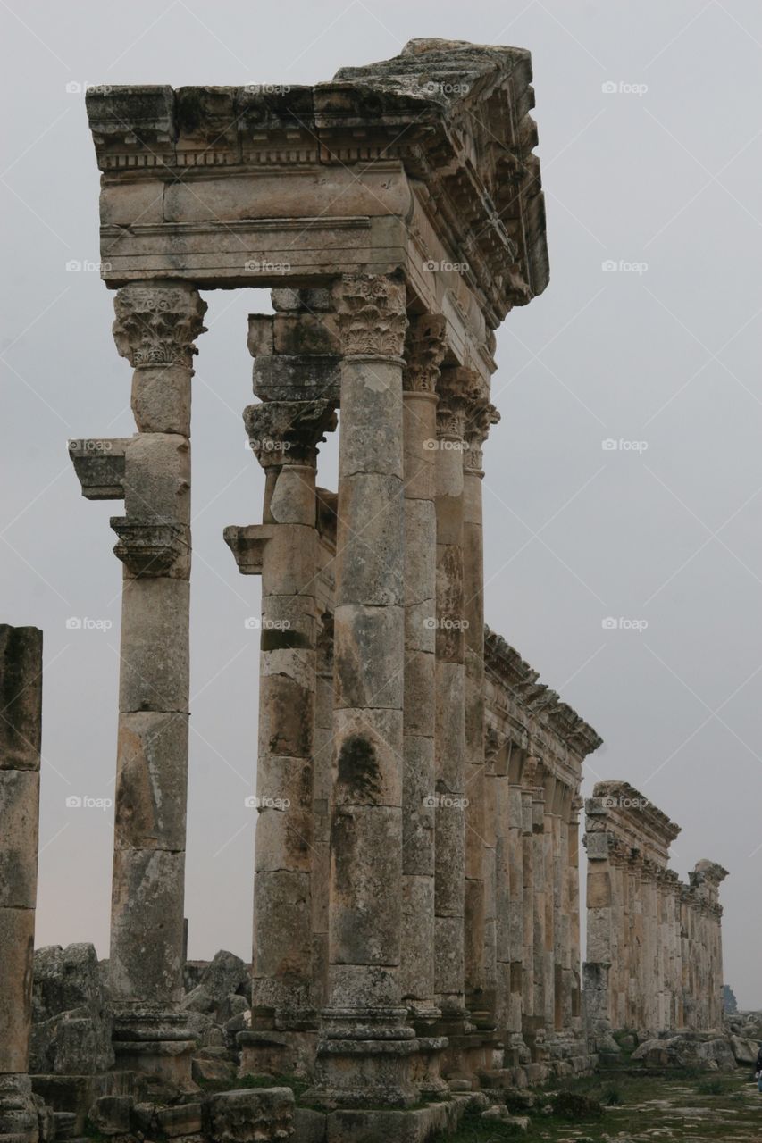 Afamea, Syria, ancient history, ancient architecture, Roman, gone? 