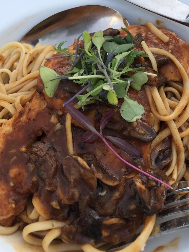 Dinner Out (Chicken Marsala)