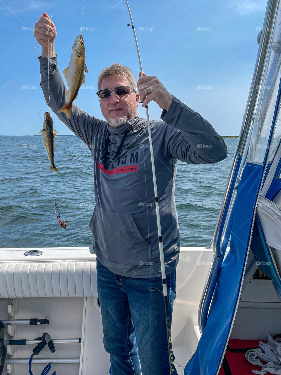 “Mackerel Fishing.” Catching the baitfish to lure the Sea Bass.