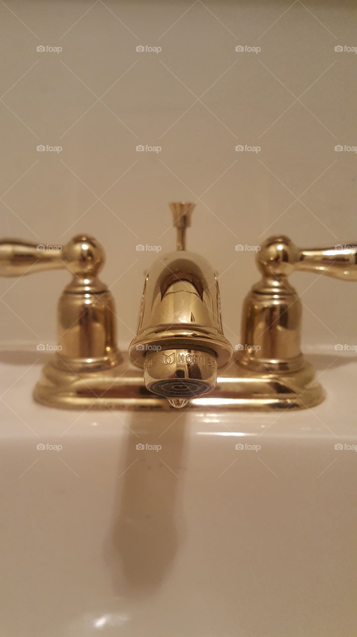 Gold Faucet