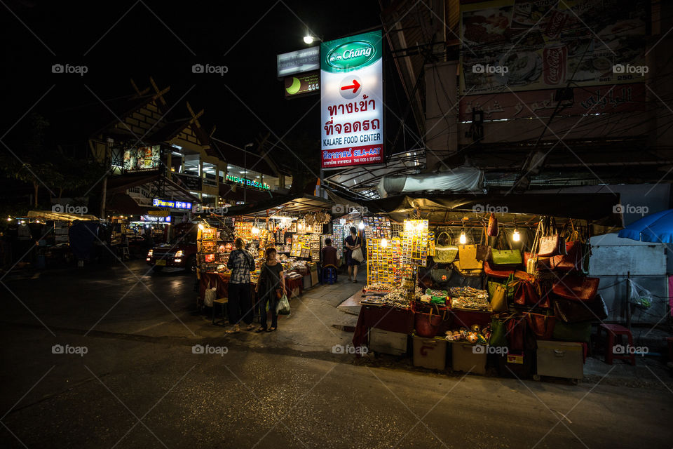 Night market in Chiang Mai 