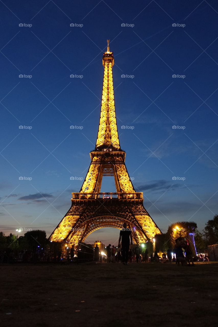 Eiffel Tower Paris France Tour Eiffel Iconic Landmark