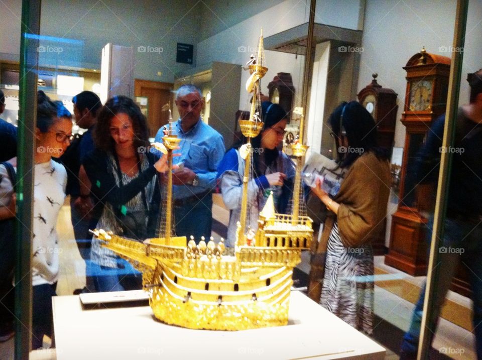 Golden ship. British museum London
