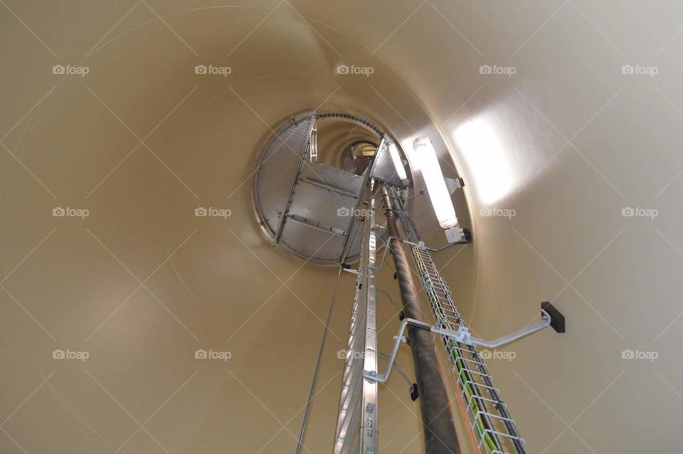 Inside a Wind Turbine
