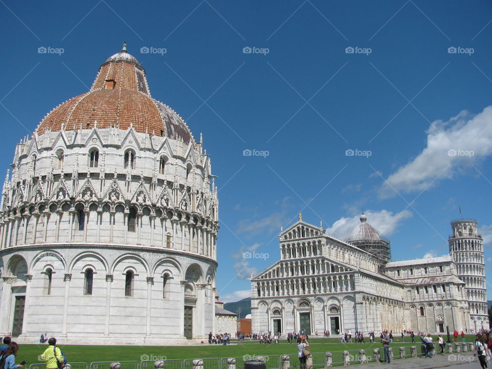 Edificios históricos de Pisa Italia