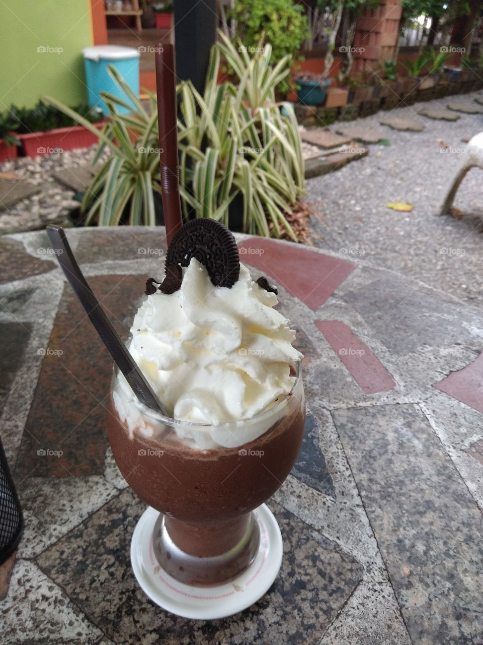 Chocholate milkshake in Thailand