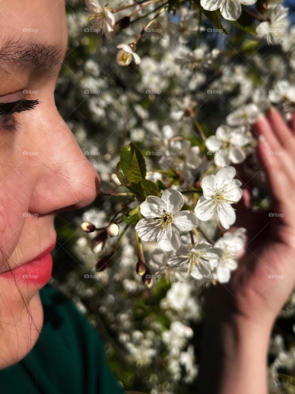 Tenderness of spring flowers 