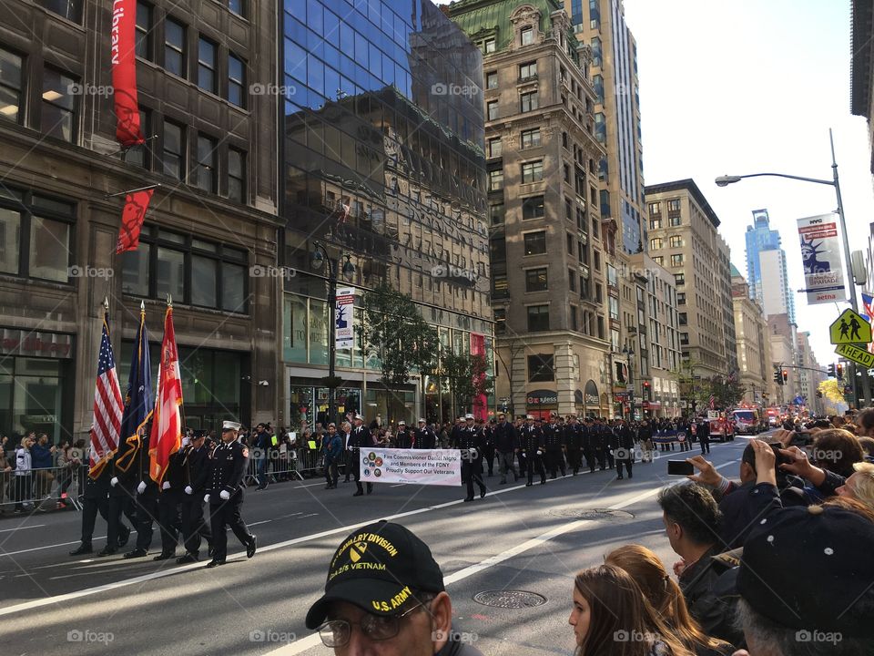 Veterans Day Parade in NYC
