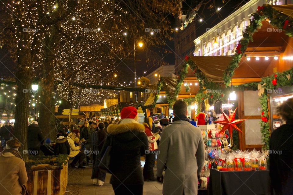 The lights, smells and taste from Christmas are all present at the Christmas market