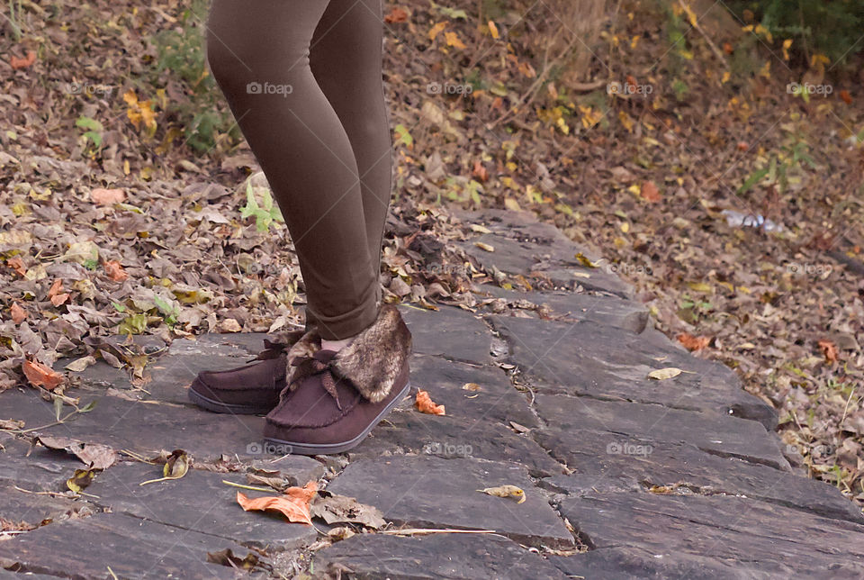 Brown isotoner outside