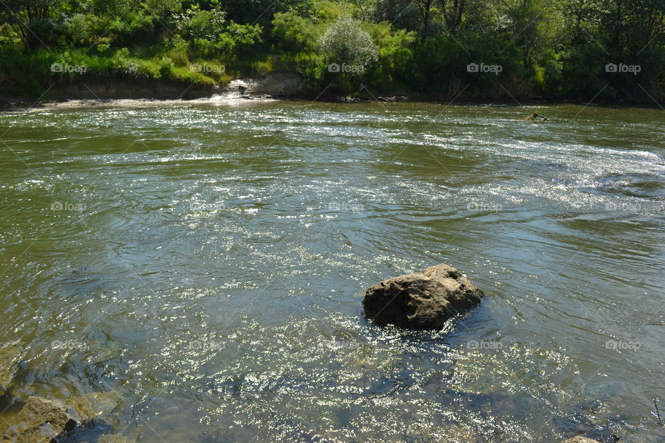 scenic running river