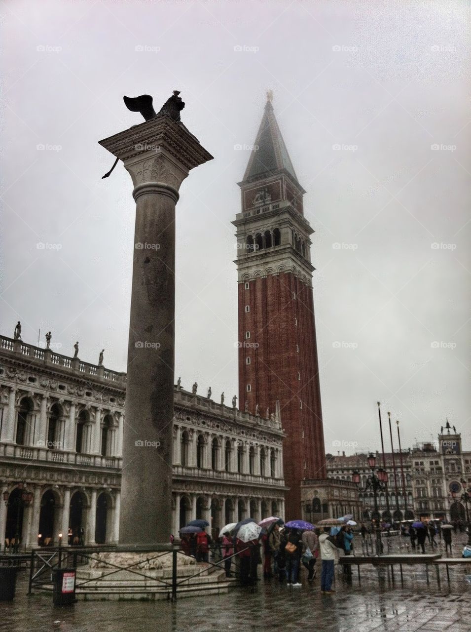 Rainy day in Venice