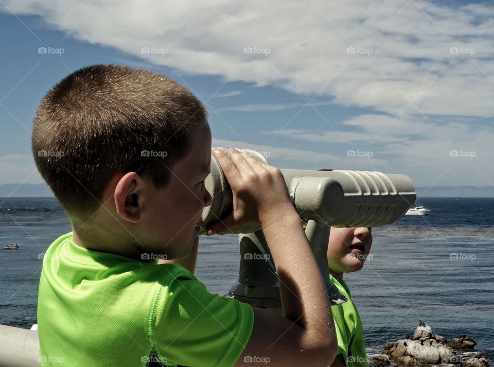 Young Boys Exploring
