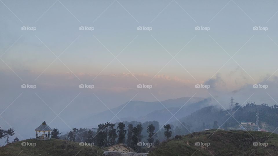 when the sun is red.