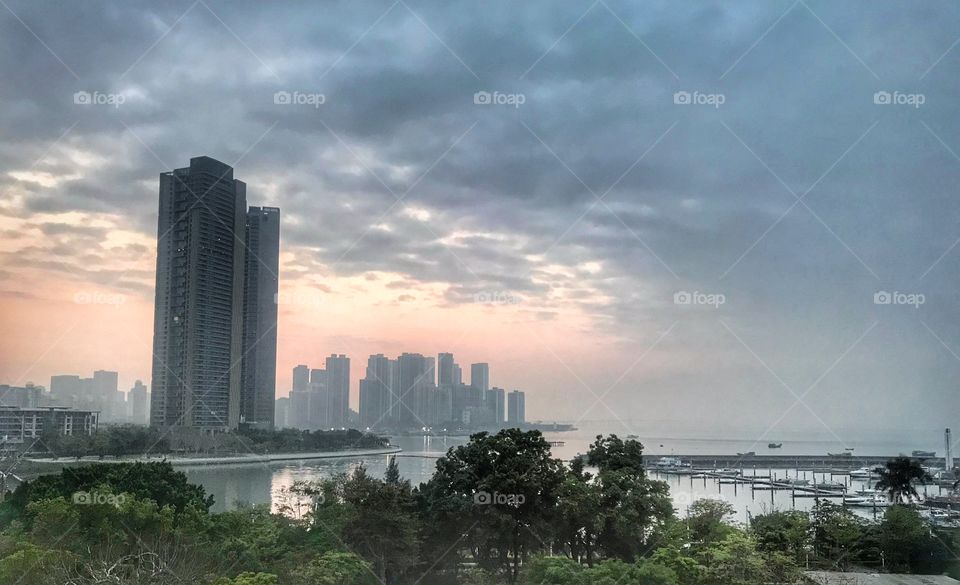 Good morning Shenzhen- view from Shekou 