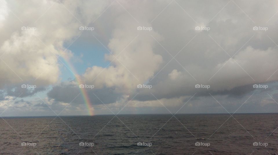 Bay of Biscay rainbow