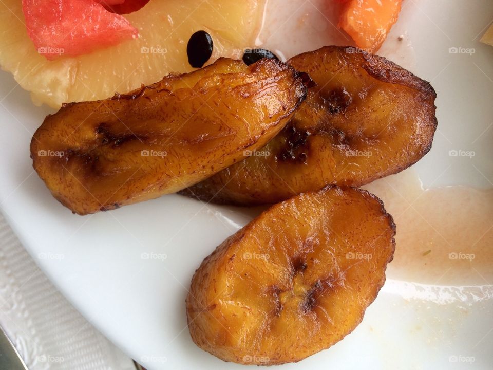 Tostones. Picture taken of tostones, a traditional Central American dish consisting of fried plantains 