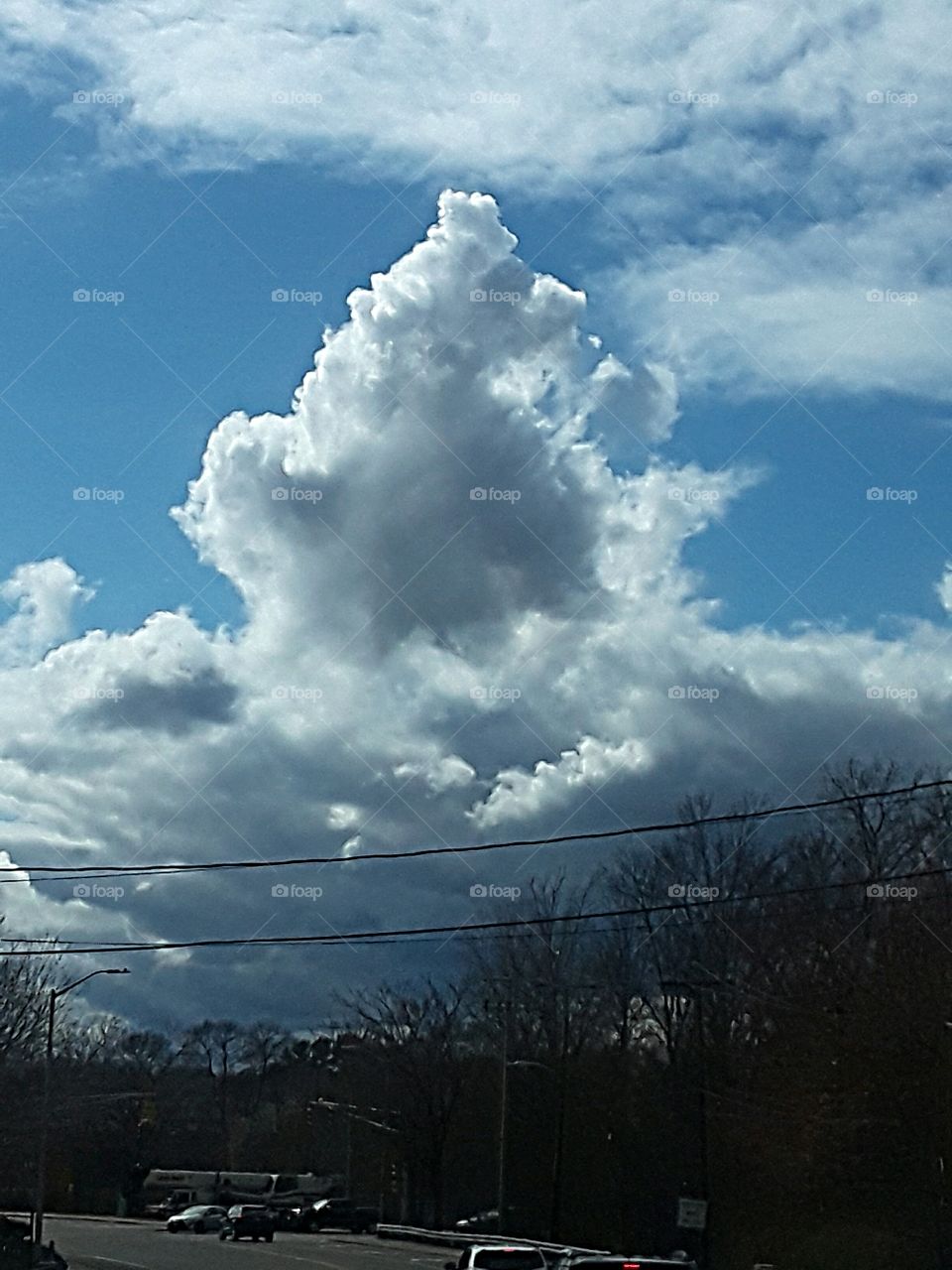 Incredible Cloud Formations over Boston...