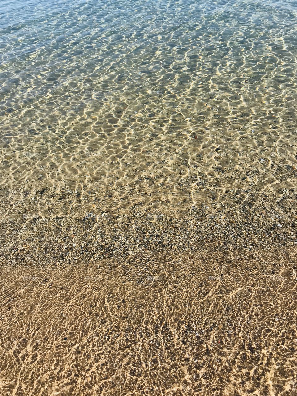 Clear water of one of our Great Lakes Lake Huron!